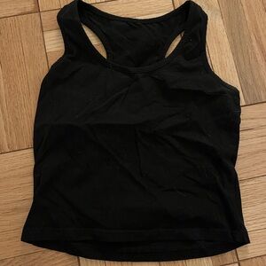 Black Racerback Tank Top